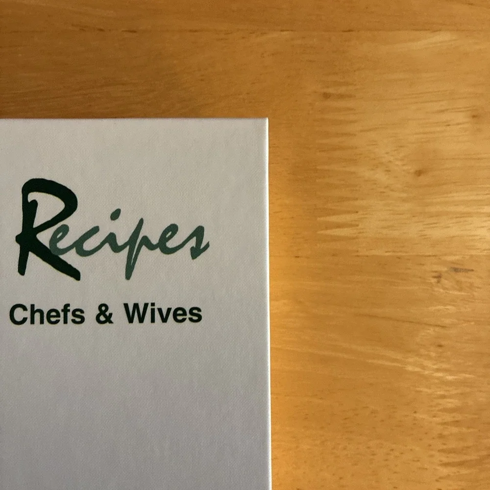Favorite Recipes By Golden Toque Chefs &Wives 2000 Providence Rhode Island